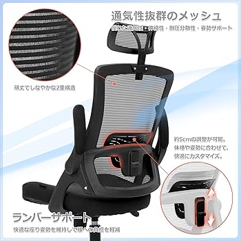 Amazon | 【3Dで支える2重メッシュ】 NEOCHAIR オフィスチェア